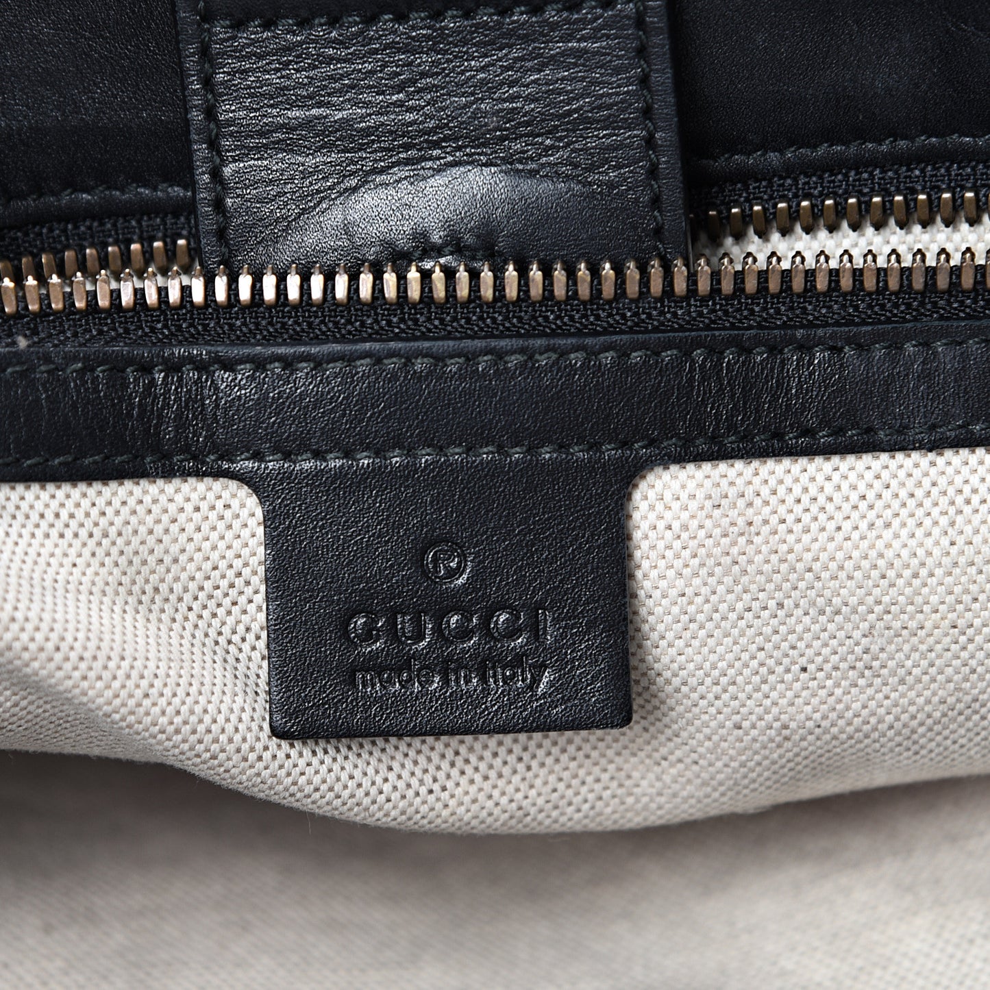 Soft GG Supreme Monogram Kingsnake Vertical Tote Black