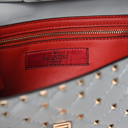 Valentino Garavani Nappa Rockstud Spike Wallet on Chain Nube 6 of 11