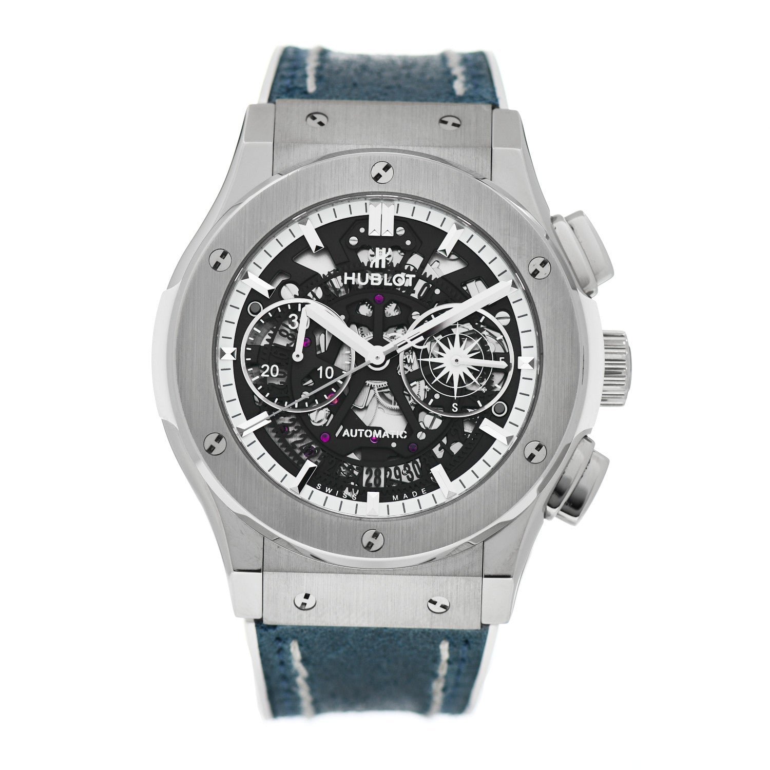 Hublot Titanium Rubber 45mm Classic Fusion Aerofusion Limited Edition "La Grande Odyssee" Automatic Watch Black 525.NX.0129.VR.LGO16 1 of 4