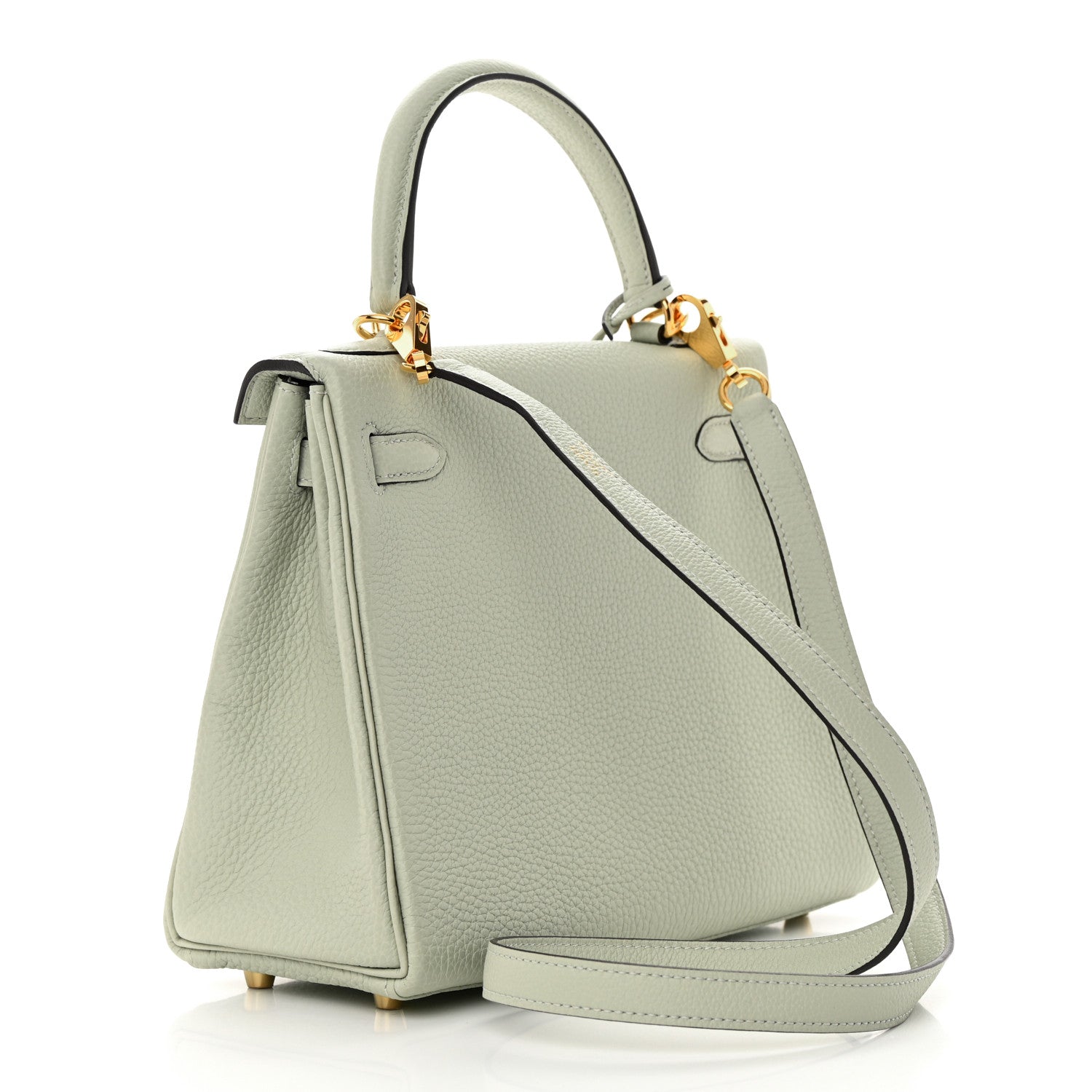 Hermes Togo Kelly Retourne 25 Gris Neve 3 of 11