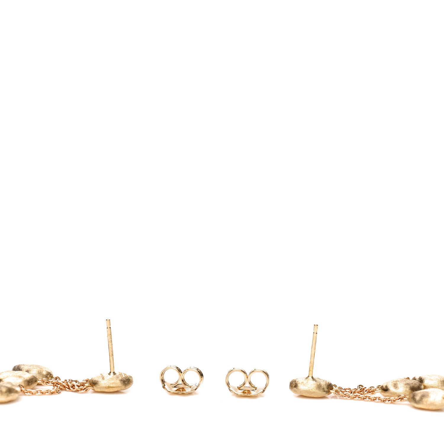 Marco Bicego 18K Yellow Gold Siviglia Three Strand Earrings 3 of 5