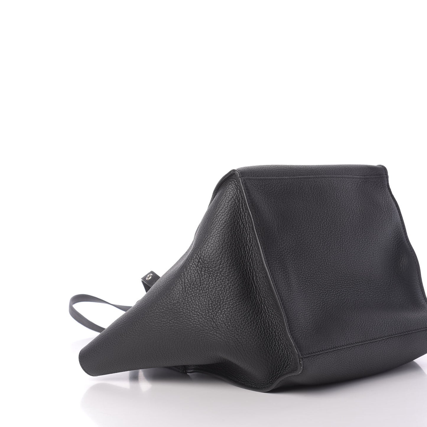 Supple Grained Calfskin Small Big Bag Anthracite