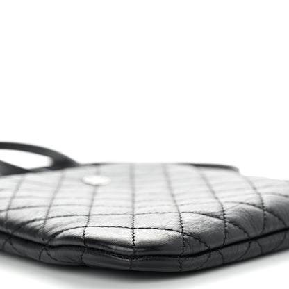 Chanel Aged Calfskin Quilted Crossbody Bag Black 8 of 9