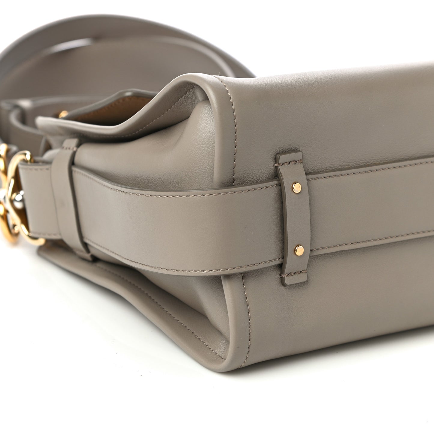 Calfskin Small Tess Day Bag Motty Grey