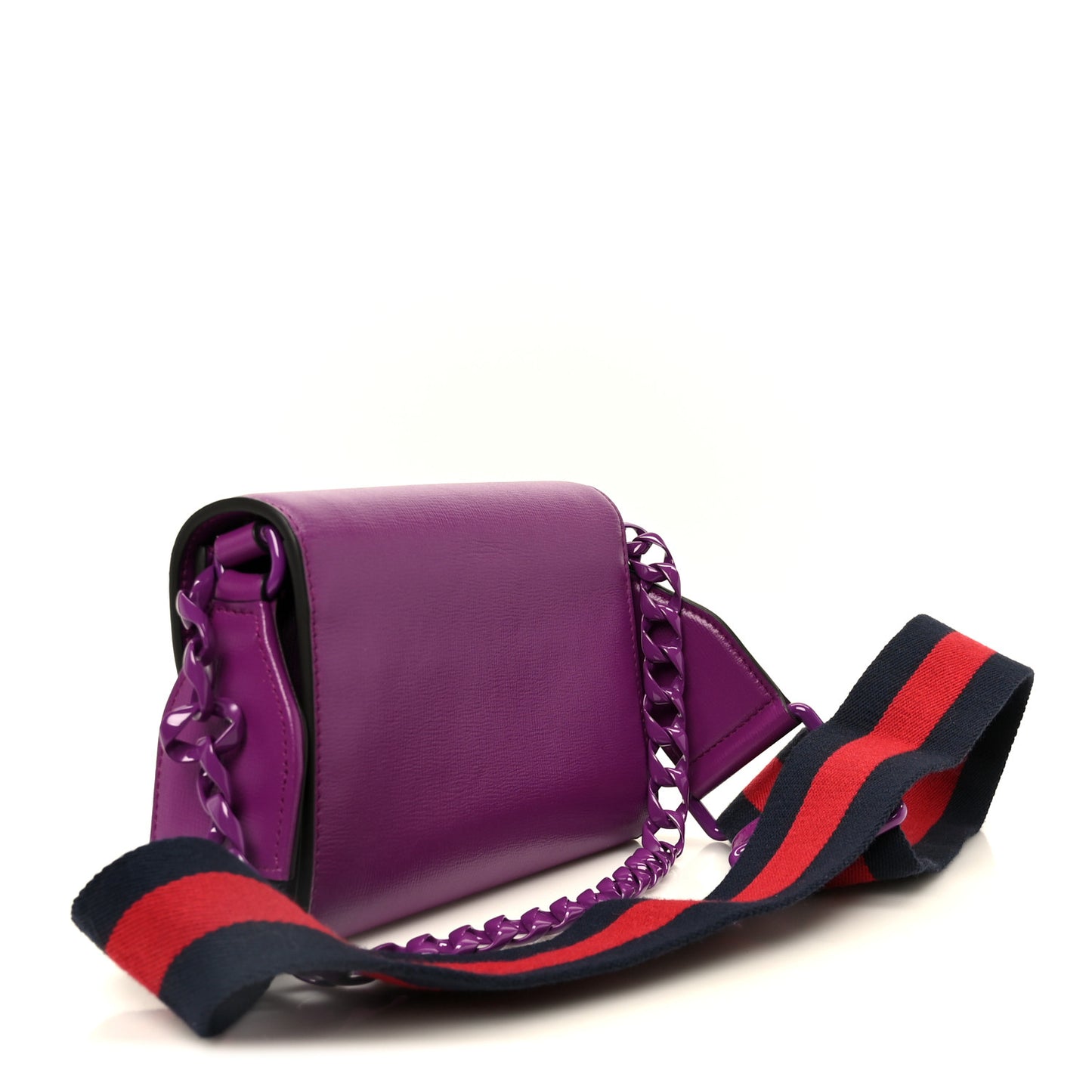 Azalea Calfskin Web Small Horsebit 1955 Crossbody Bag Spicy Cyclamin