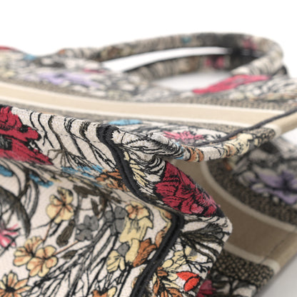 Christian Dior Canvas Embroidered Medium Mille Fleurs Book Tote Multicolor 11 of 12