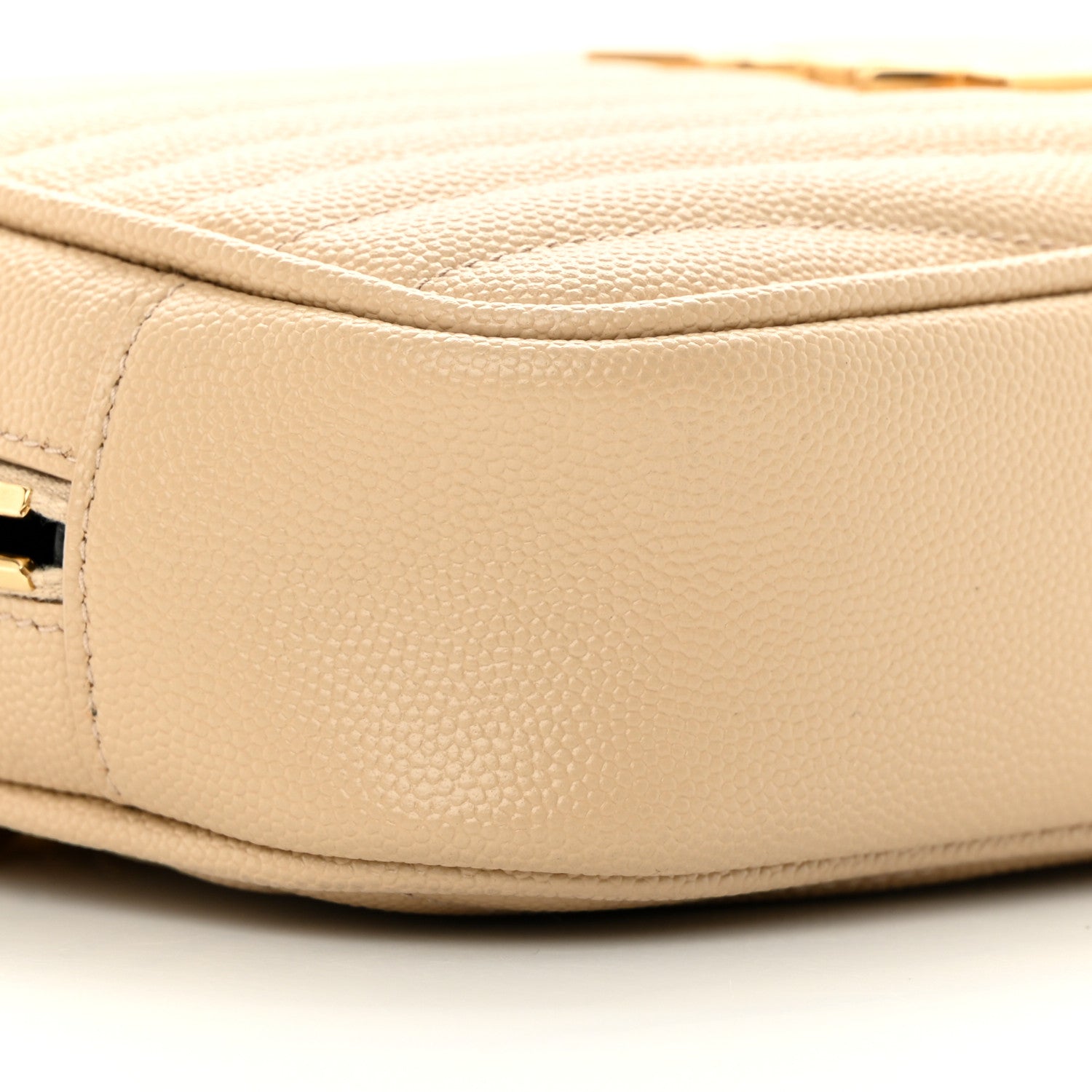 Saint Laurent Grain De Poudre Matelasse Monogram Mini Lou Camera Bag New Powder 9 of 12