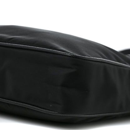 Prada Tessuto Nylon Saffiano Flat Messenger Bag Black 7 of 7