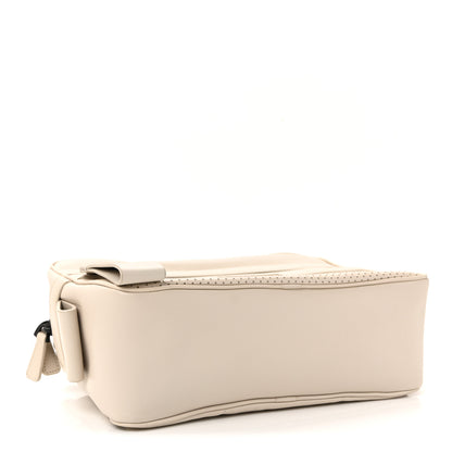 Bottega Veneta Perforated Calfskin Leggero Intrecciato Belt Bag Mist Plaster 4 of 10