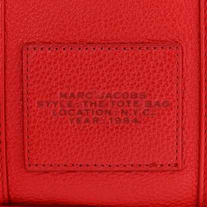 Marc Jacobs Grained Calfskin Small The Tote Bag True Red 11 of 18
