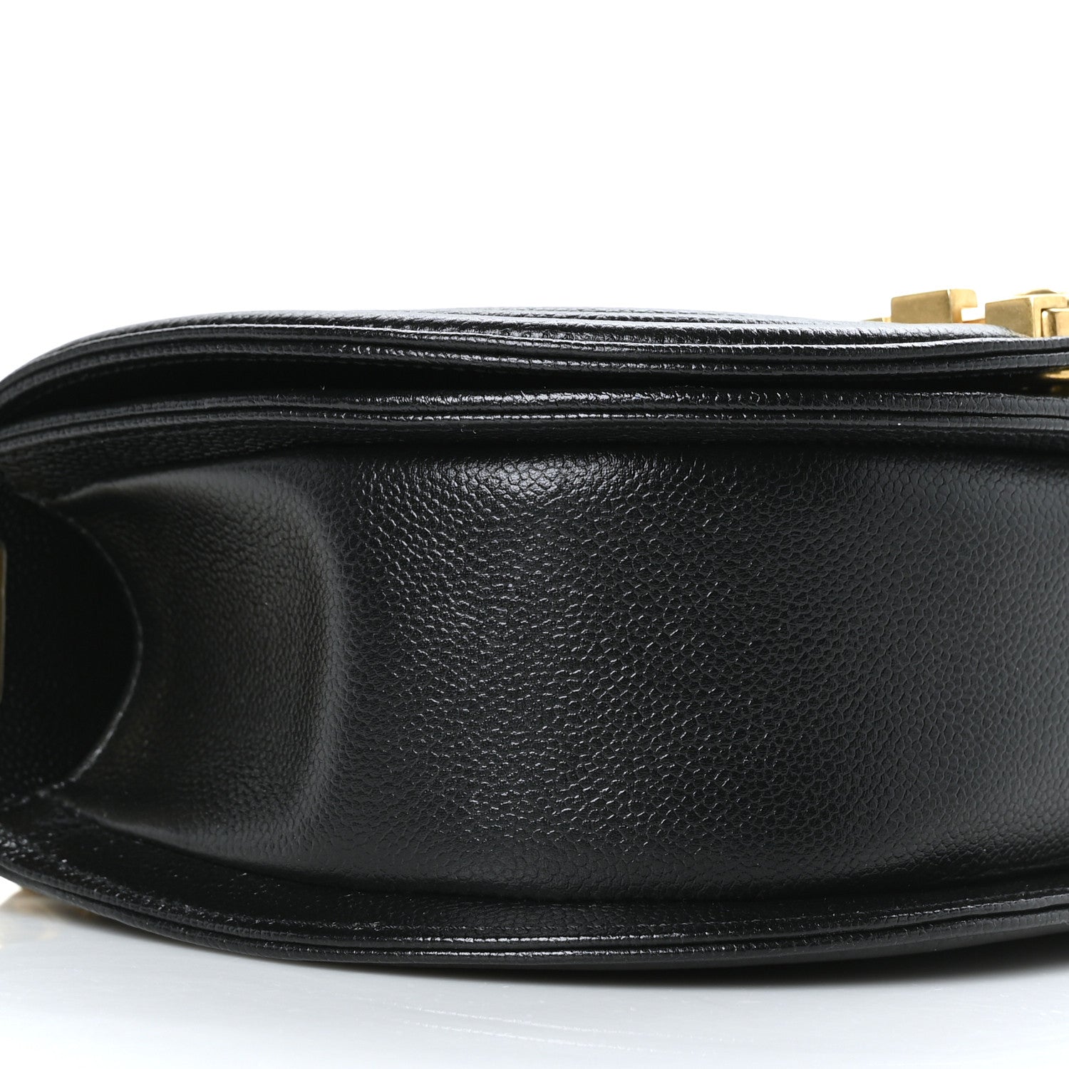 Chanel Caviar Quilted Small Boy Messenger Bag Black 8 of 10