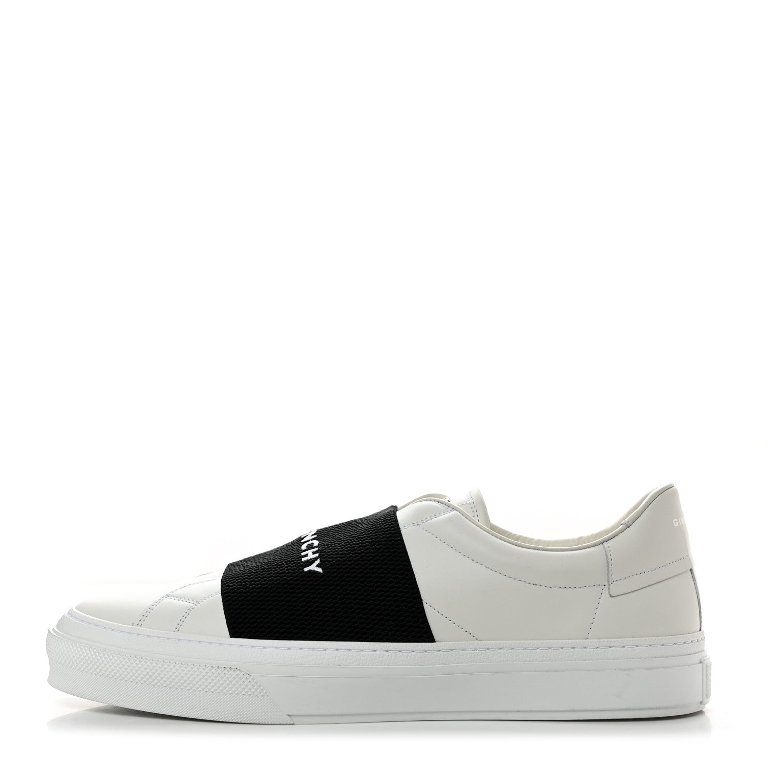 Givenchy Calfskin Band Logo Mens Urban Street Sneakers 46 White Black 1 of 9