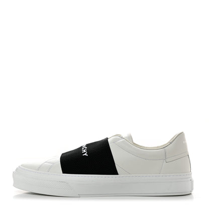 Givenchy Calfskin Band Logo Mens Urban Street Sneakers 46 White Black 1 of 9