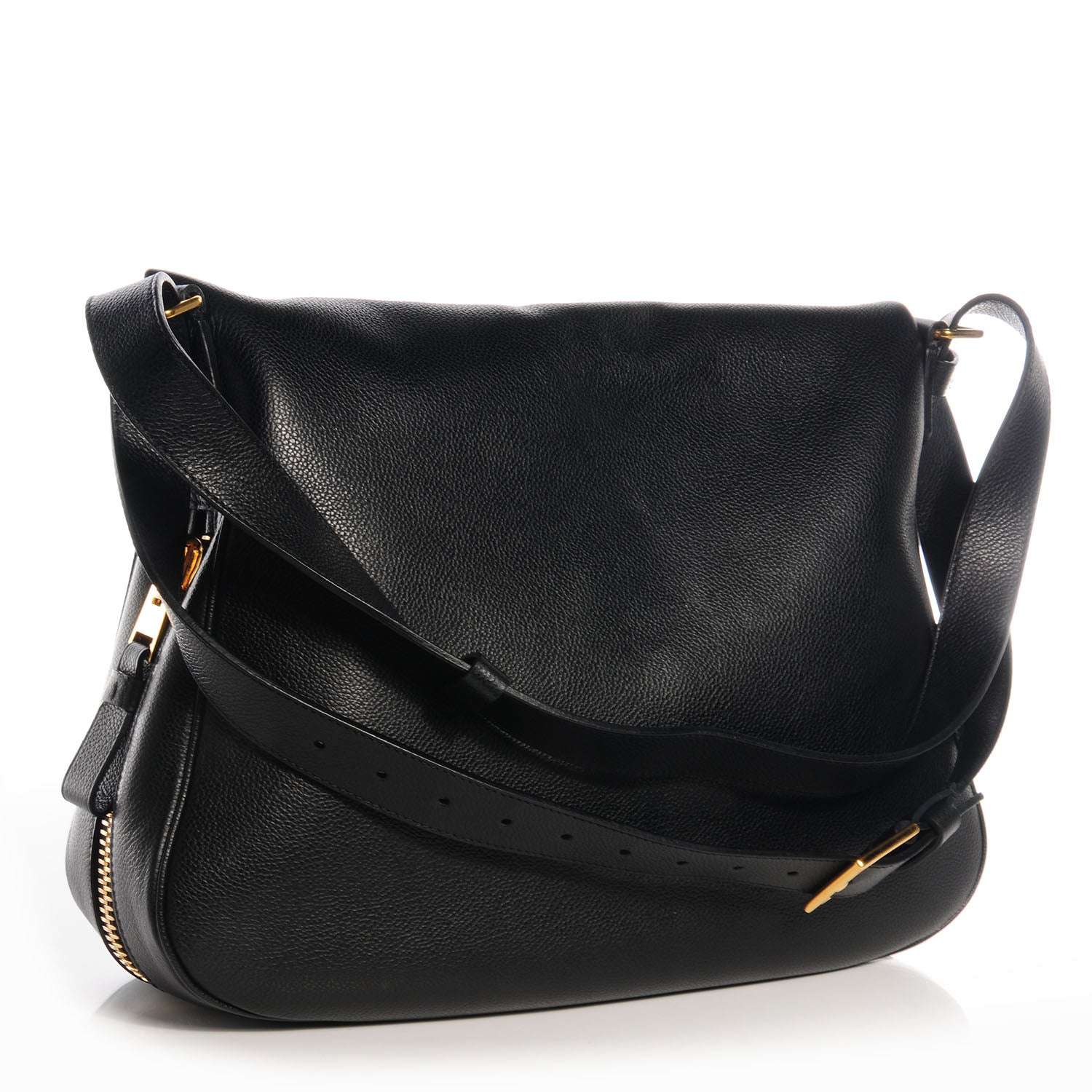 Tom Ford Pebbled Calfskin Large Jennifer Black 3 of 8