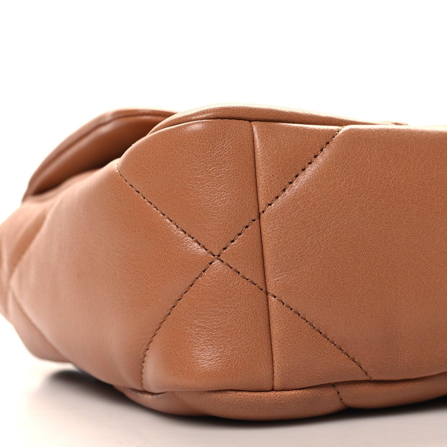 Chanel Lambskin Quilted Medium Chanel 19 Flap Brown 9 of 11