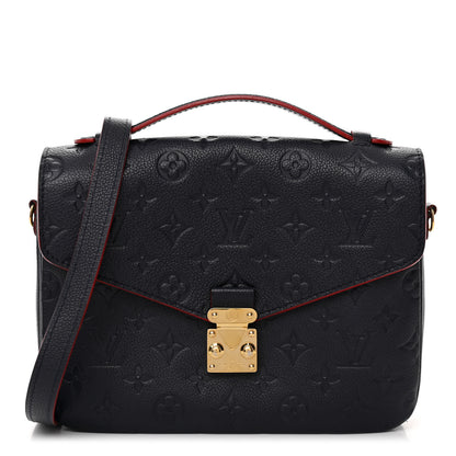 Louis Vuitton Empreinte Pochette Metis Marine Rouge 1 of 9