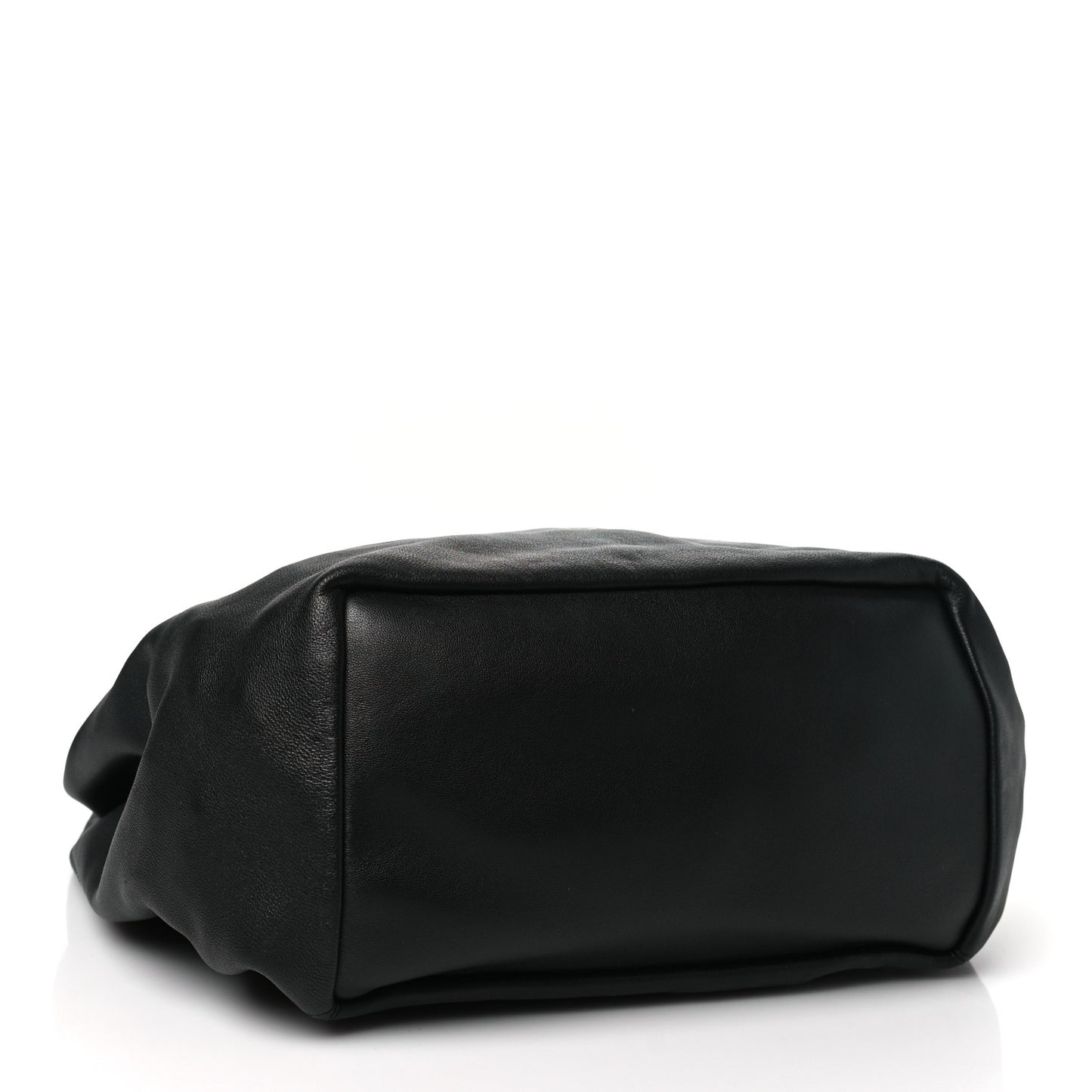 Buttery Nappa Lambskin Medium Squeeze Bag Black