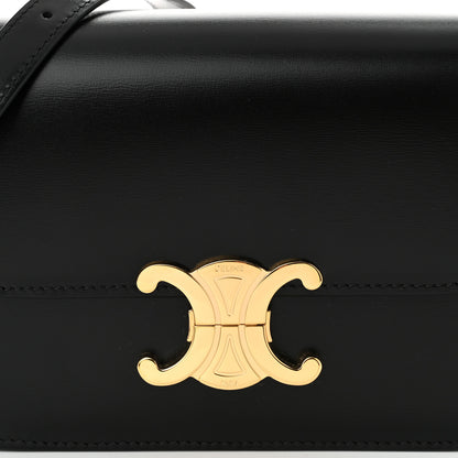 Celine Shiny Calfskin Teen Triomphe Black 8 of 10