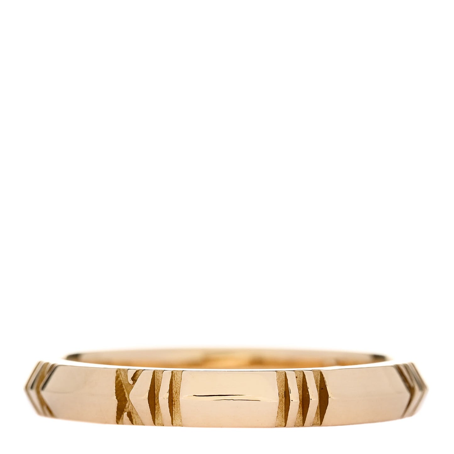 18K Yellow Gold Atlas X Closed Narrow Ring 57 8