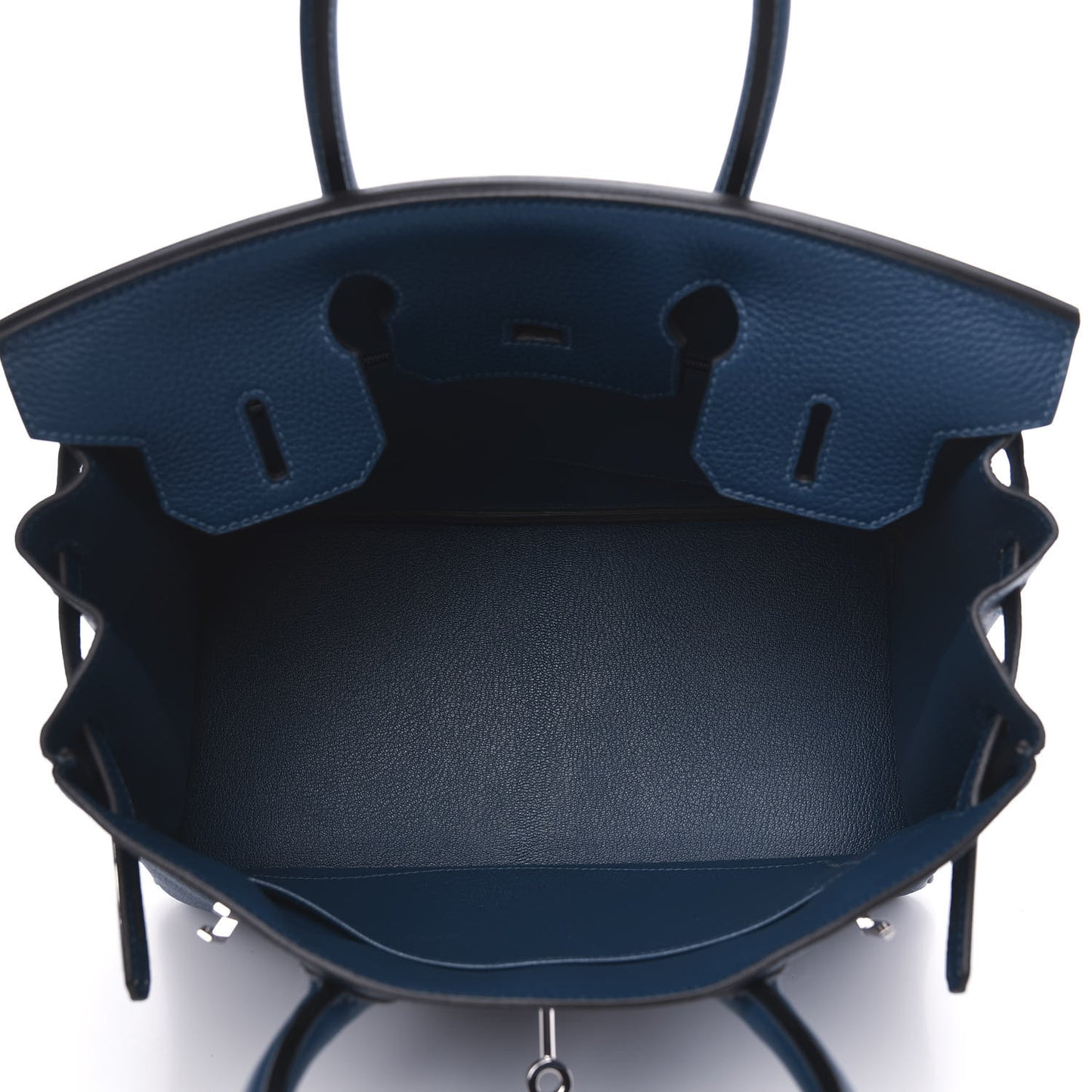 Taurillon Clemence Birkin 30 Deep Blue
