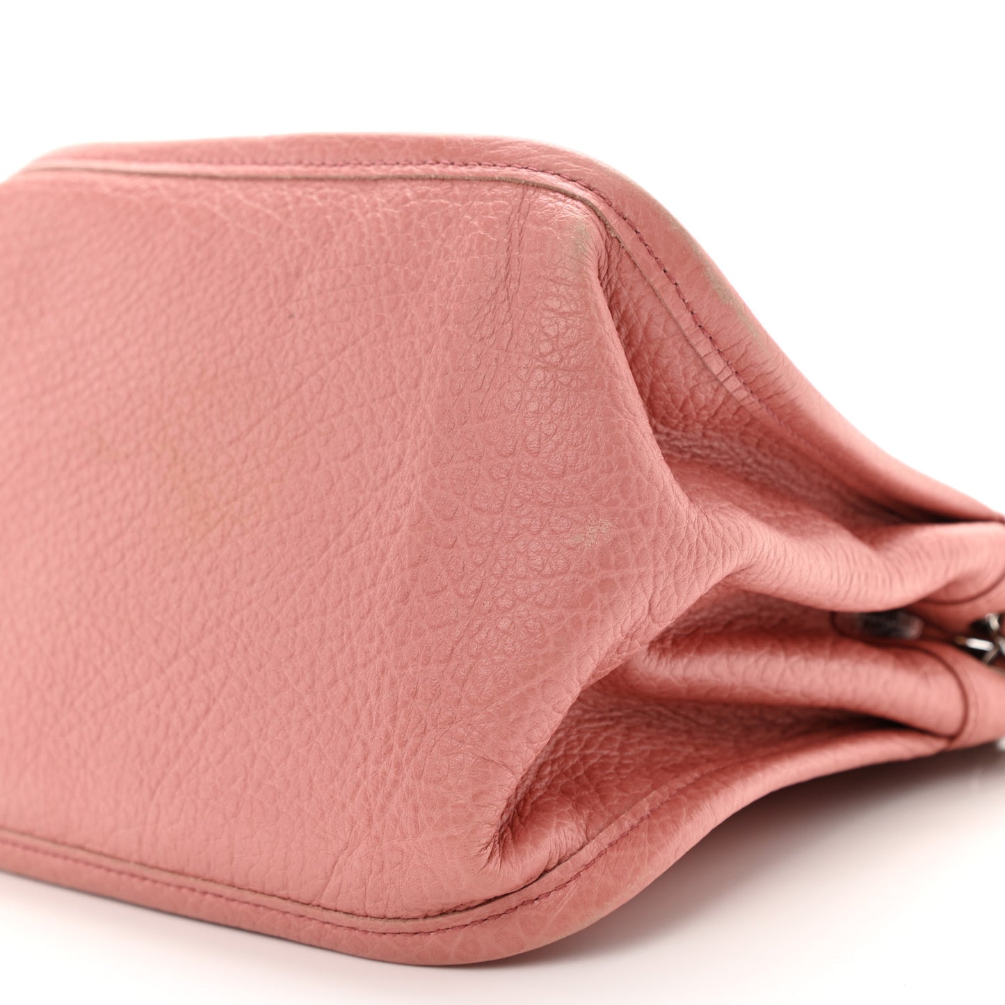 Calfskin Mademoiselle Shoulder Bag Pink