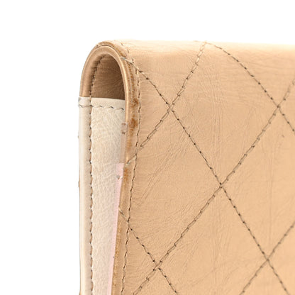 Chanel Metallic Calfskin Diamond Stitched Yen Wallet Gold 8 of 12