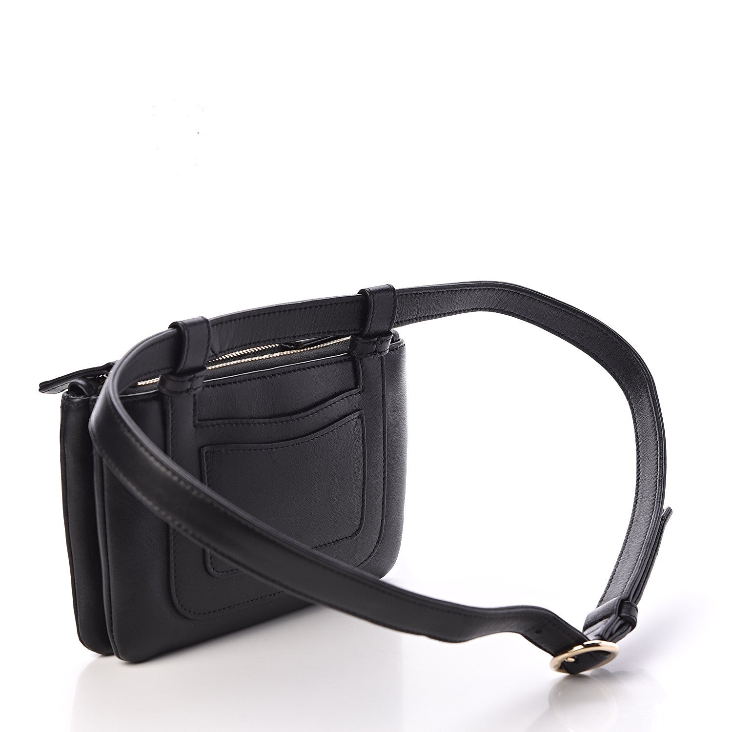 Chanel Lambskin CC Mania Waist Belt Bag Black 3 of 12