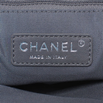 Chanel Calfskin Coco Pleats Flap Black 6 of 7
