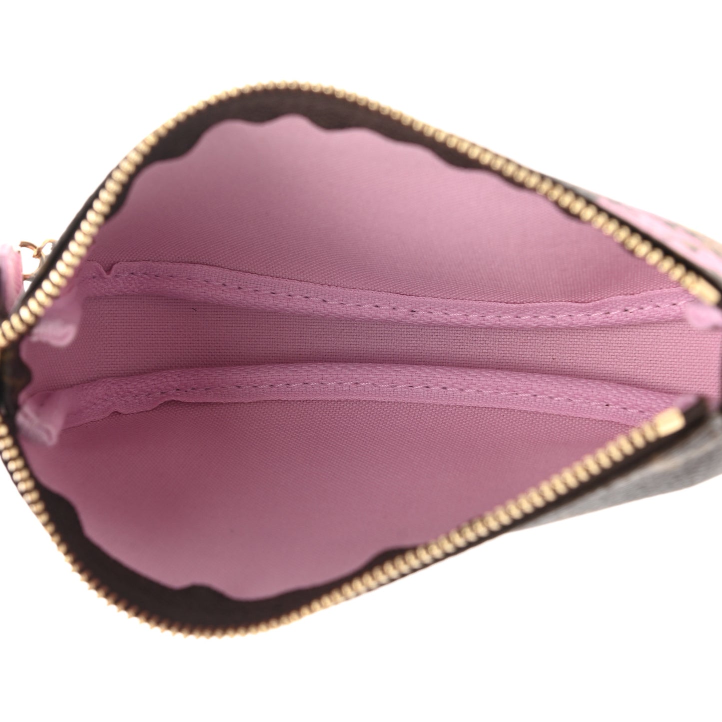 Monogram 2021 Christmas Animation Japanese Garden Mini Pochette Accessories Wisteria Pink