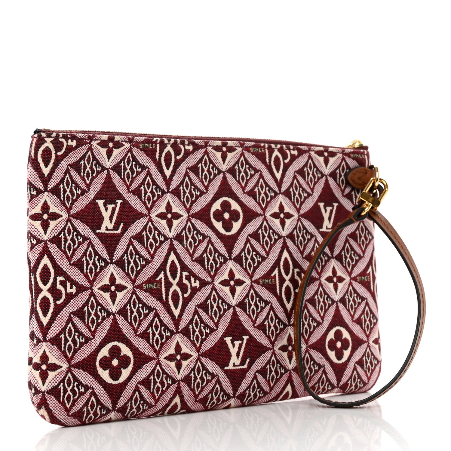 Louis Vuitton Jacquard Since 1854 Neverfull MM GM Pochette Bordeaux 3 of 6