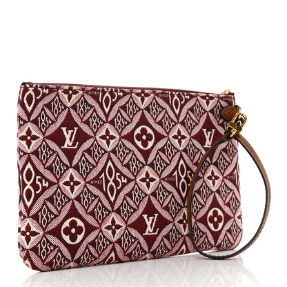 Louis Vuitton Jacquard Since 1854 Neverfull MM GM Pochette Bordeaux 3 of 6