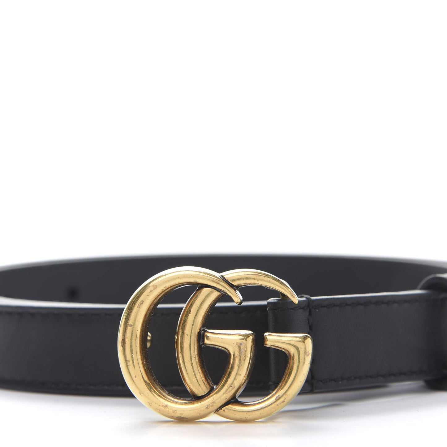 Calfskin Double G 20mm Belt 75 30 Black
