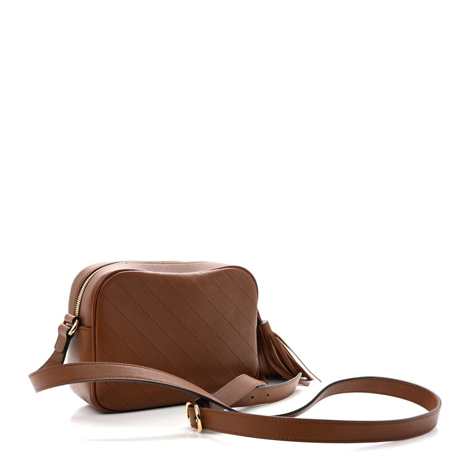 Gucci Sakai Be Green Calfskin Diagonal Stitched Small Blondie Shoulder Bag Cuir 3 of 10