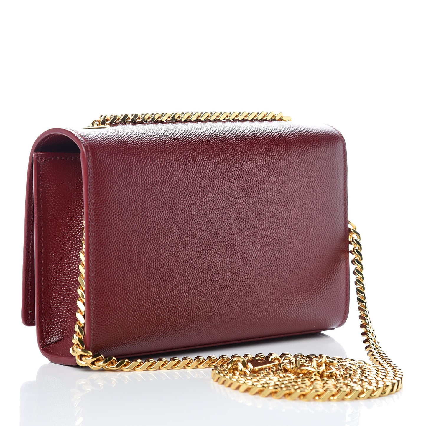 Grain De Poudre Small Monogram Kate Satchel Oxblood