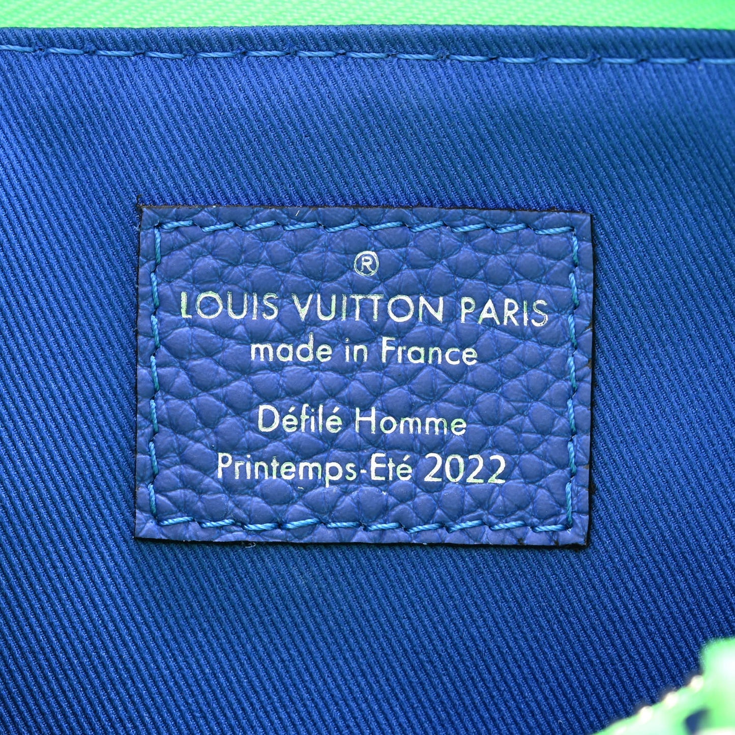 Taurillon Illusion Keepall XS Bleu Vert