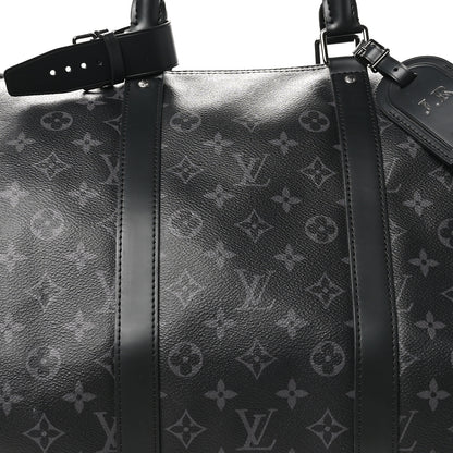 Louis Vuitton Monogram Eclipse Keepall Bandouliere 55 6 of 11