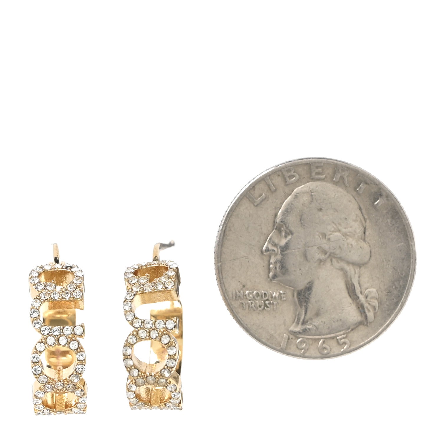アクセサリー *GUCCI*/ logo foop earring /Ag925/No1542 GUCCI Logo Trademark Made In Italy Pure Silver AG 925 Round Drop