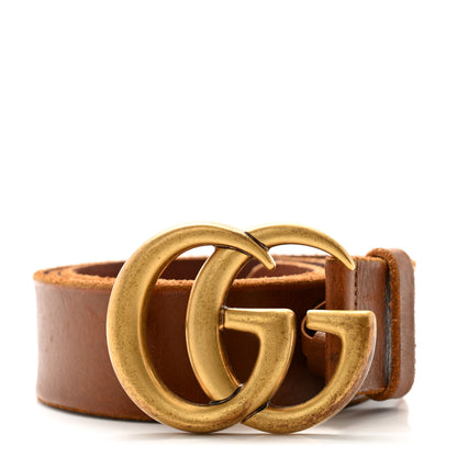 Gucci Faded Calfskin Double G 40mm Belt 90 36 Cuir 1 of 7