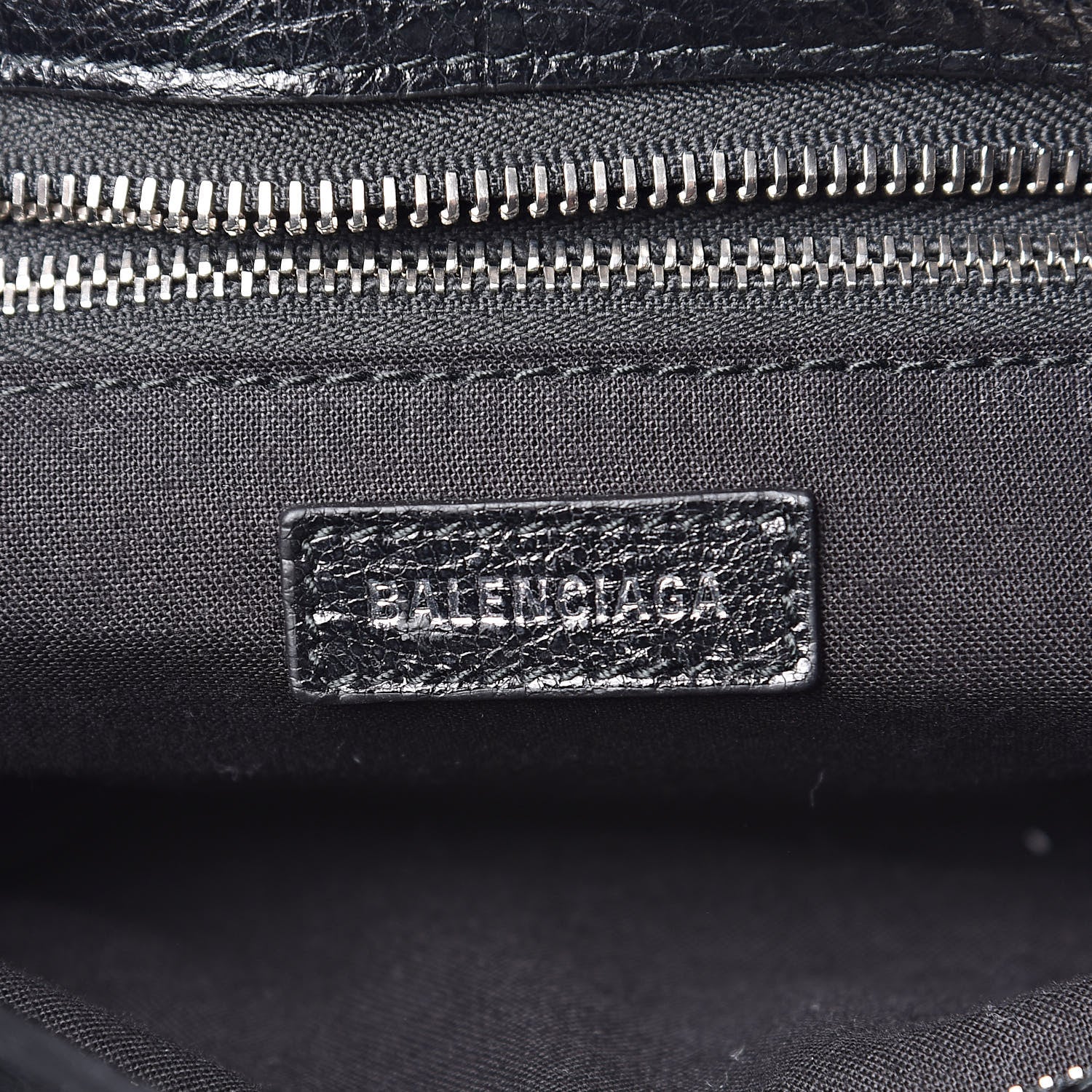 Balenciaga Agneau Classic Silver Hardware Mini S City Scarf Black 6 of 8