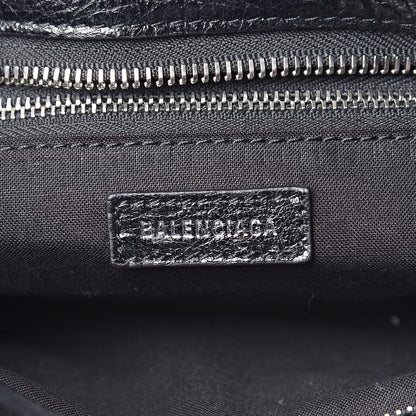 Balenciaga Agneau Classic Silver Hardware Mini S City Scarf Black 6 of 8