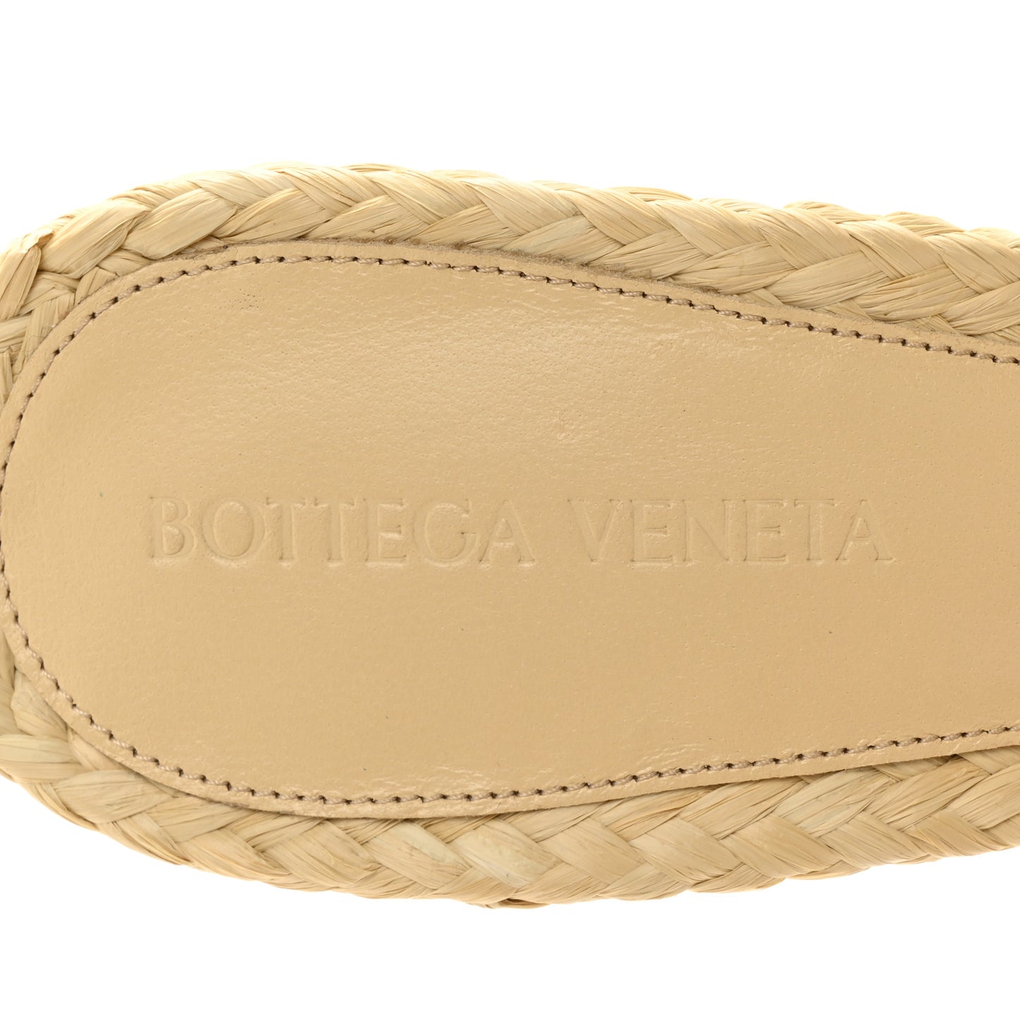 Raffia Intrecciato Lido Mule 90 Sandals 40 Cane Sugar