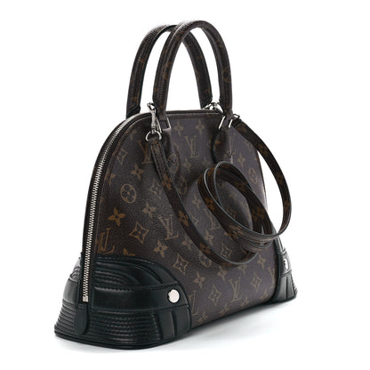 Louis Vuitton Shiny Monogram Alma PM Black 3 of 11