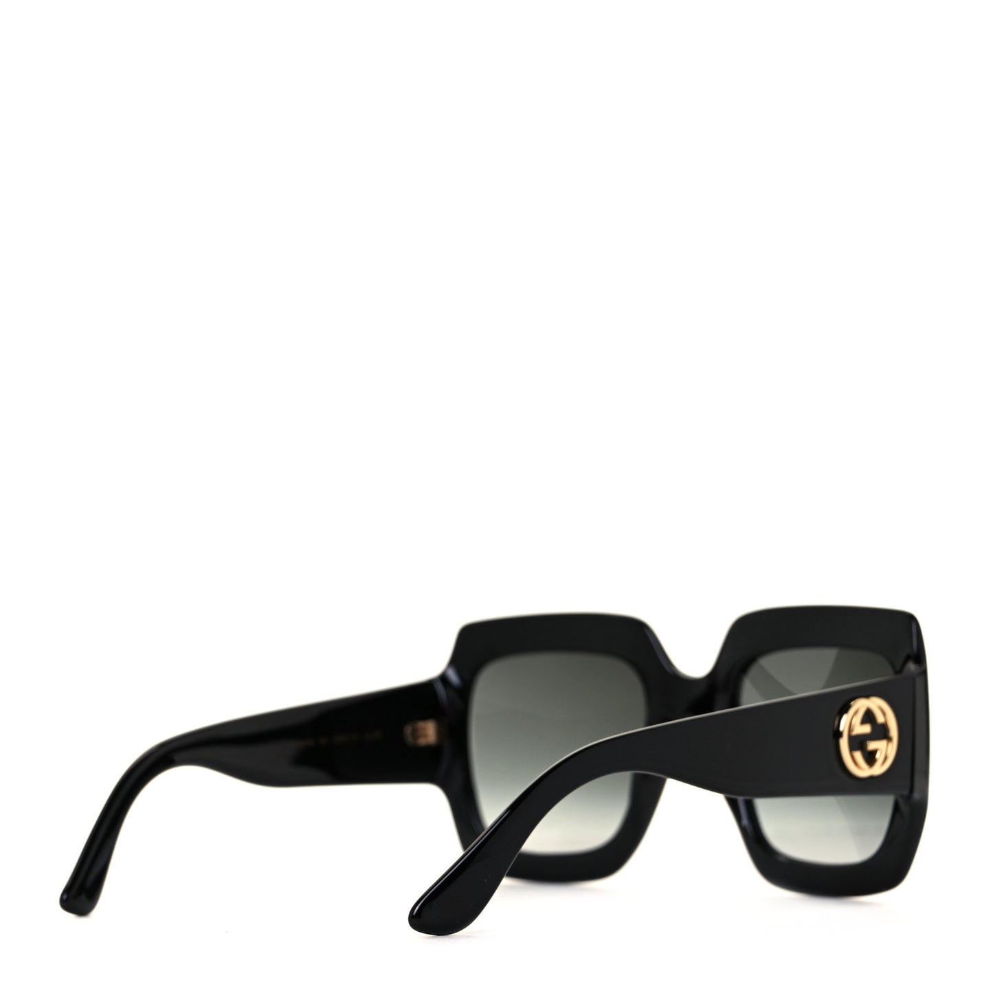 Acetate Square Frame Sunglasses GG0053S Black