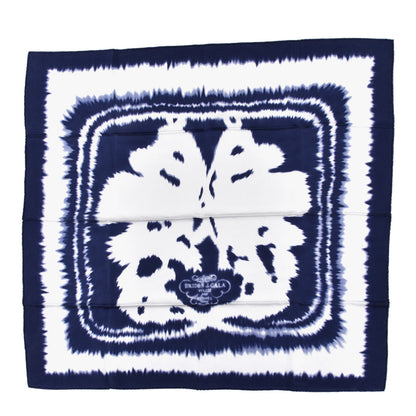 Hermes Silk Brides De Gala Wash Scarf 90 Marine White 1 of 3