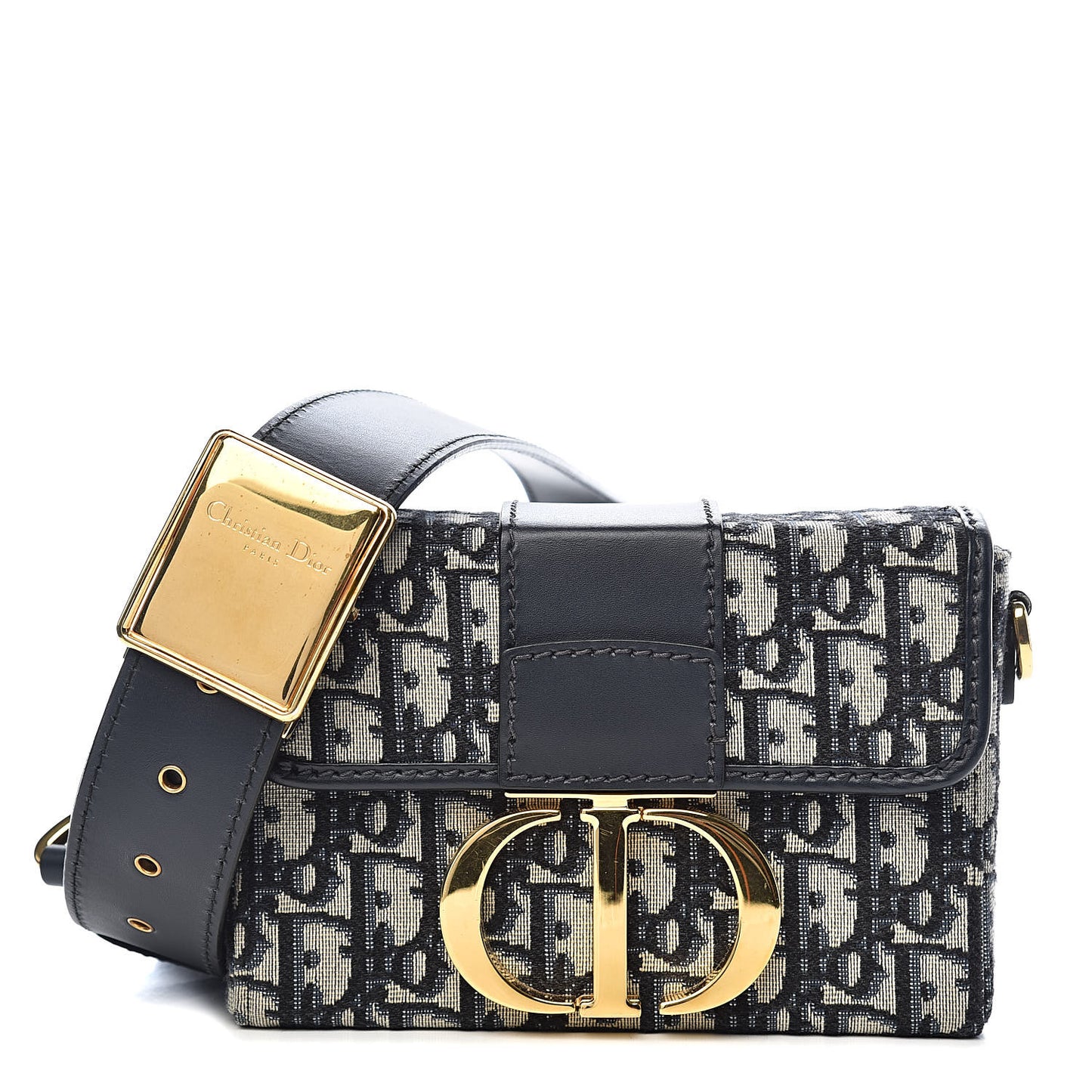 Oblique 30 Montaigne Box Bag Blue