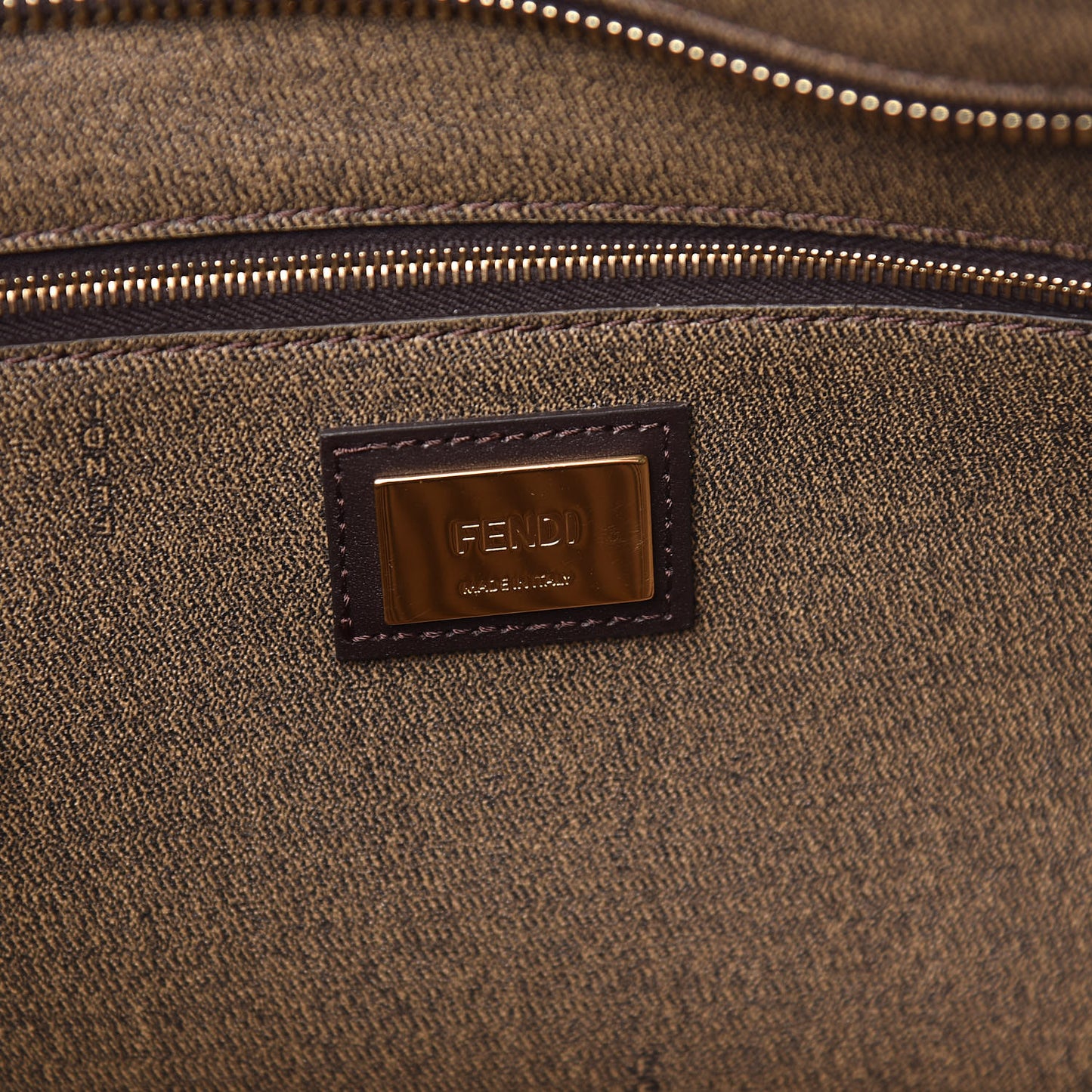Zucca Spalmati Medium Roll Tote Tobacco Moro