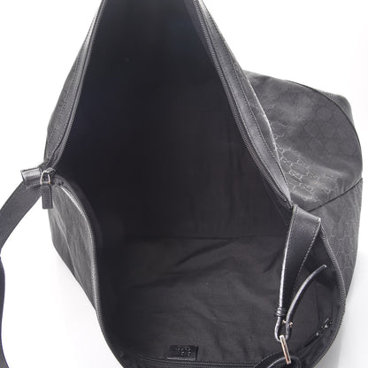 Gucci Nylon Monogram Travel Hobo Black 5 of 19