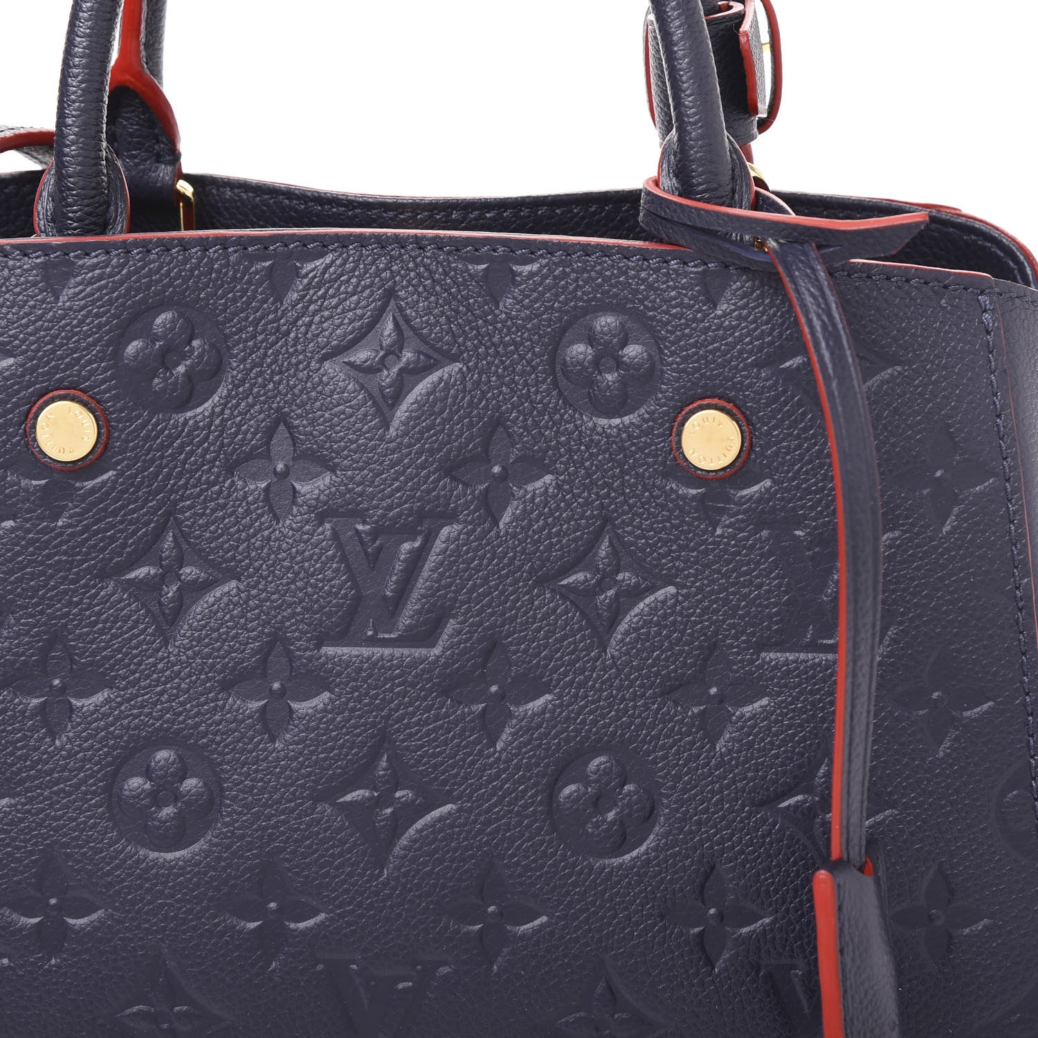Louis Vuitton Empreinte Montaigne BB Marine Rouge 9 of 10