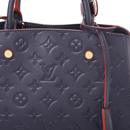 Louis Vuitton Empreinte Montaigne BB Marine Rouge 9 of 10