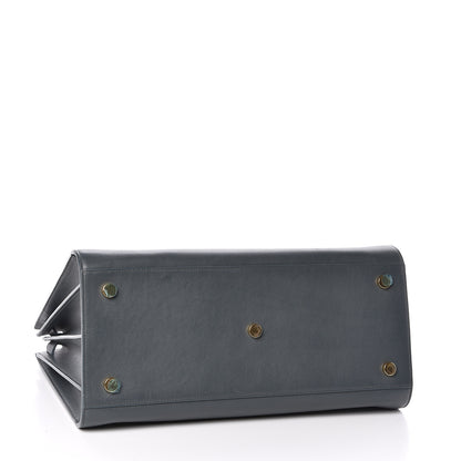 Saint Laurent Calfskin Sac De Jour Carryall Fog 4 of 10